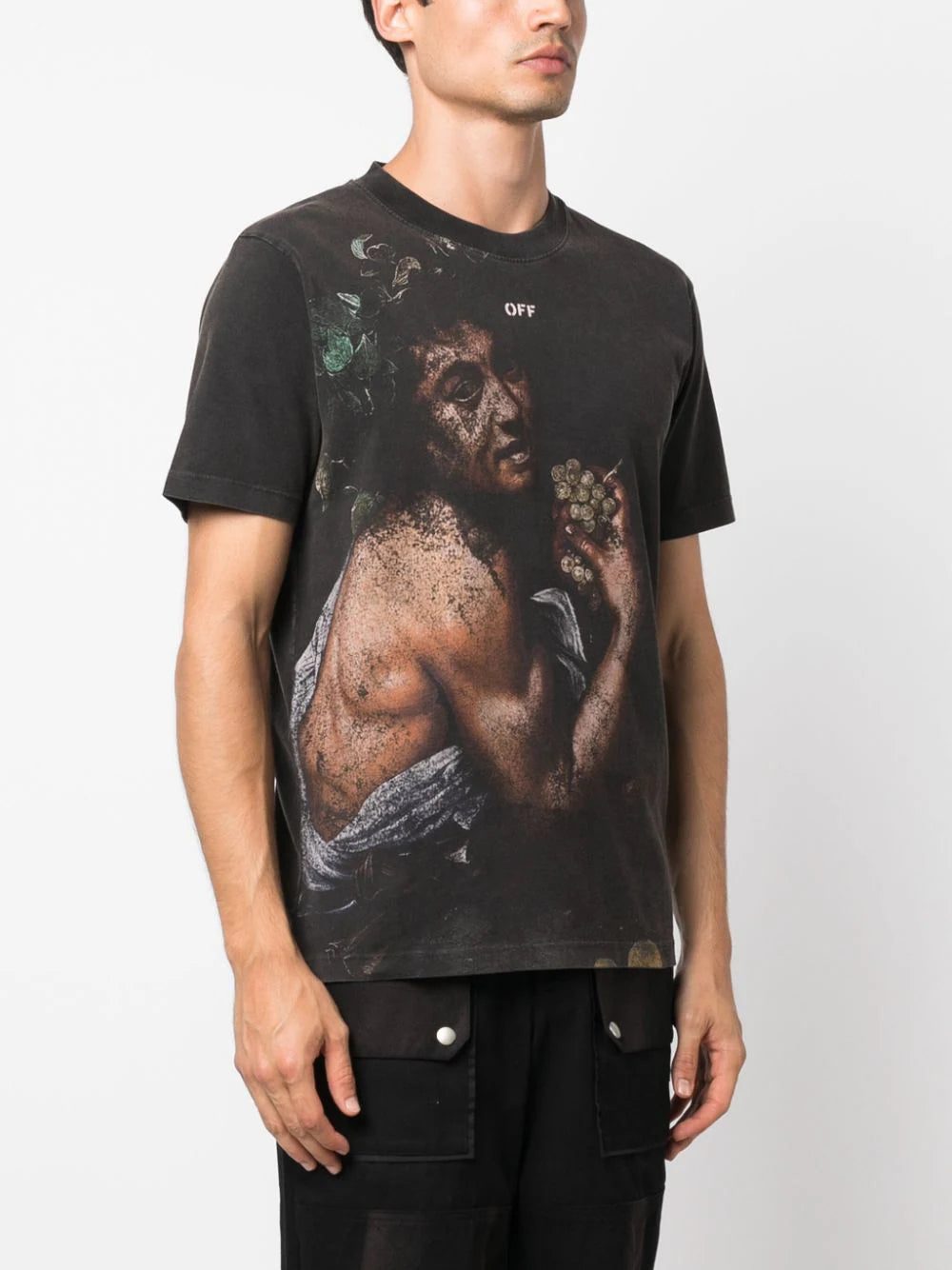 Off-White Bacchus-print cotton T-shirt - Image 3