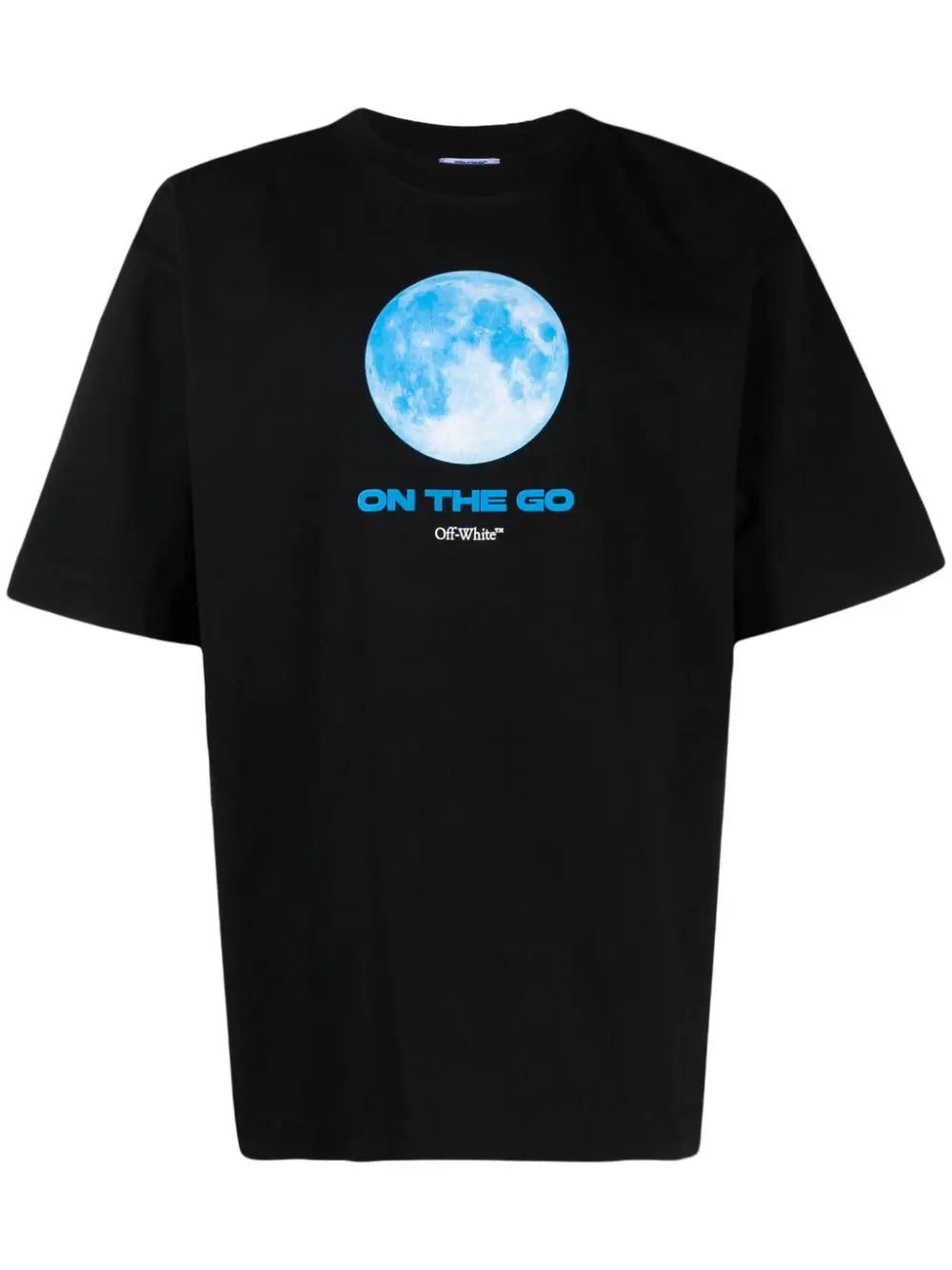 Off-White moon-print cotton T-shirt