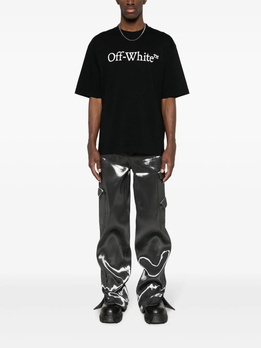 Off-White Big Bookish Skate cotton T-shirt - Image 2
