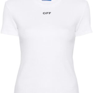 Off-White Off Stamp stretch-cotton T-shirt
