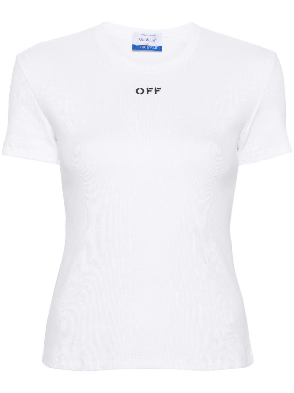 Off-White Off Stamp stretch-cotton T-shirt