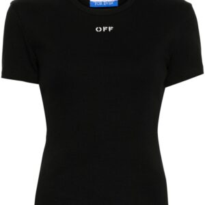 Off-White Off Stamp ribbed-knit top