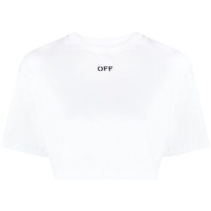 Off-White Off-Stamp cropped T-shirt