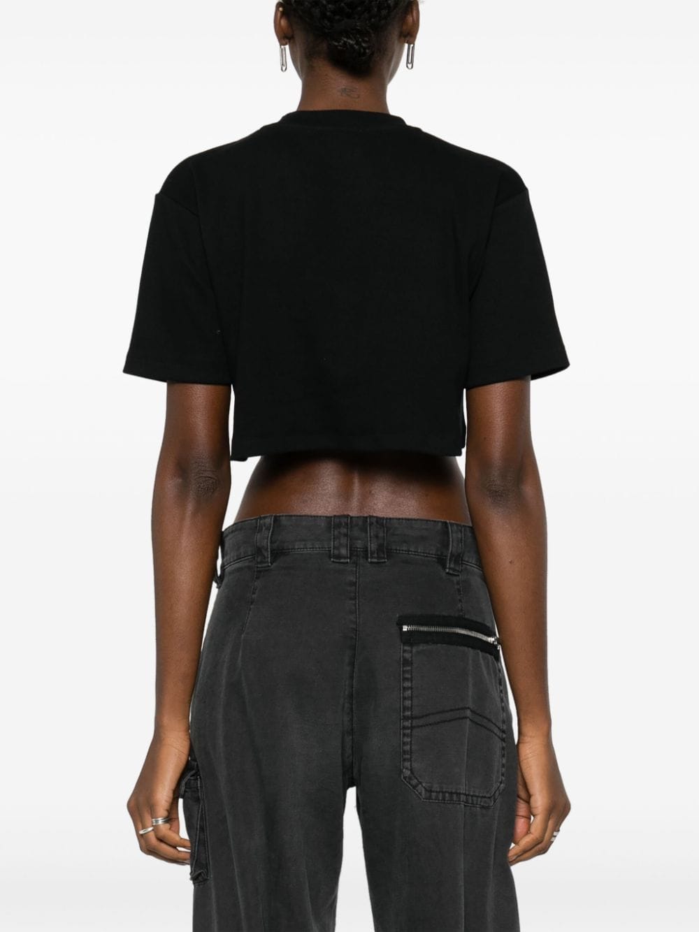 Off-White Off-Stamp cropped T-shirt - Image 4