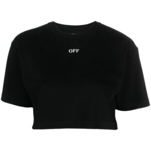 Off-White Off-Stamp cropped T-shirt
