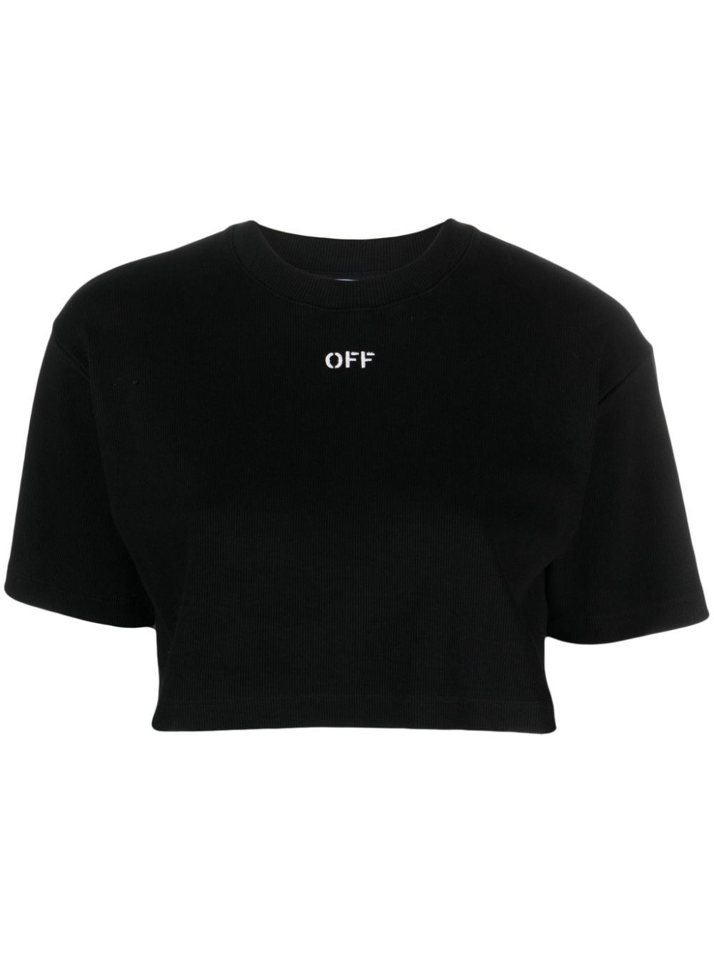 Off-White Off-Stamp cropped T-shirt