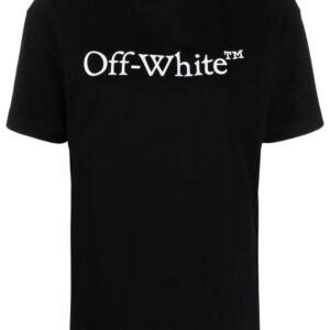 Off-White Bookish logo-print cotton T-shirt