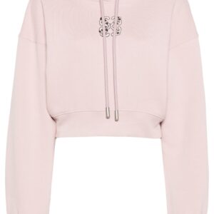 Off-White Bling Leaves Arrow cropped hoodie