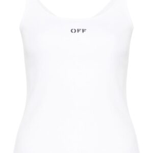 Off-White Off Stamp stretch-cotton tank top