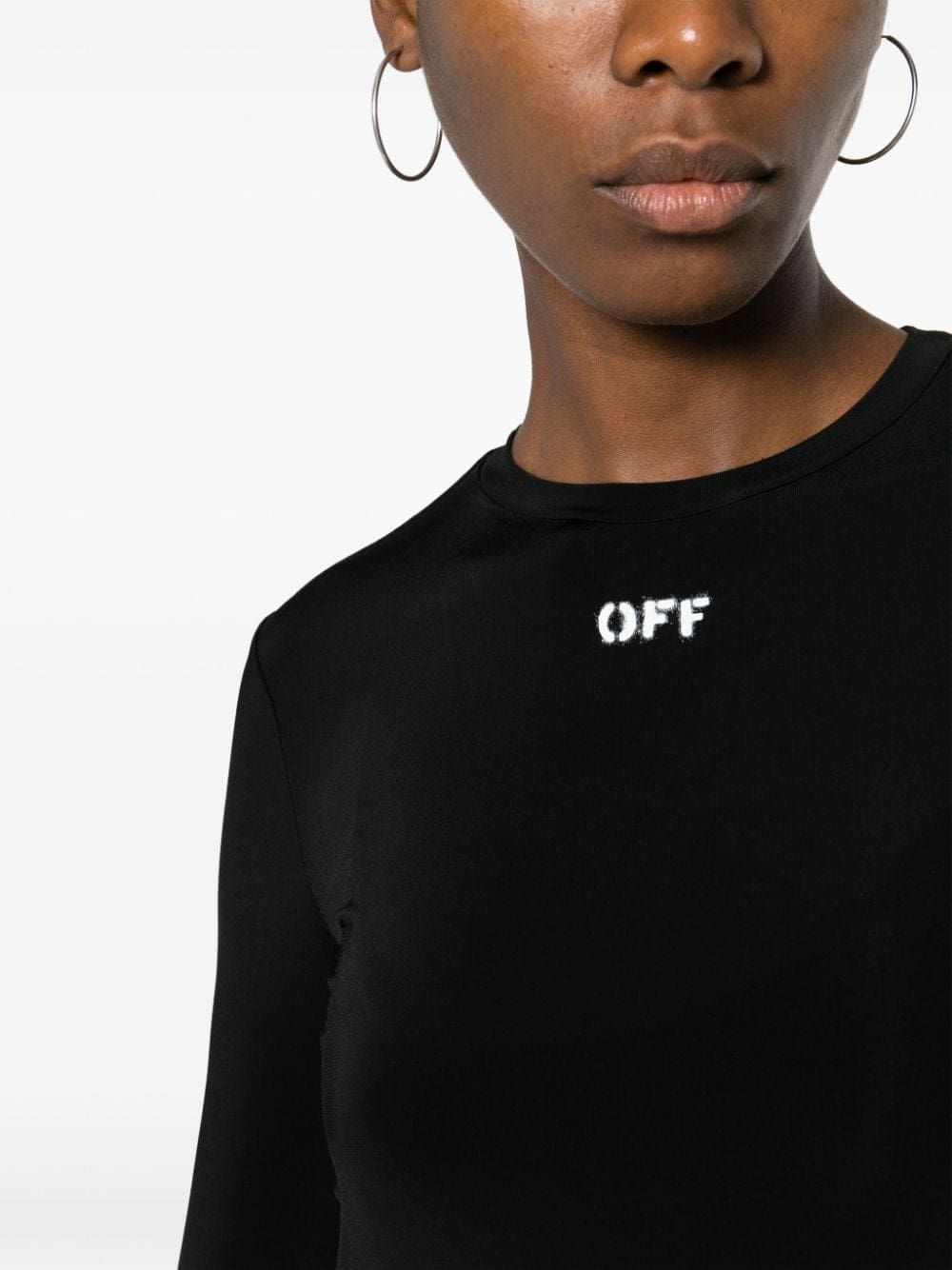 Off-White Off-Stamp stretch-jersey top - Image 5