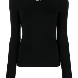 Off-White Off-Stamp stretch-jersey top