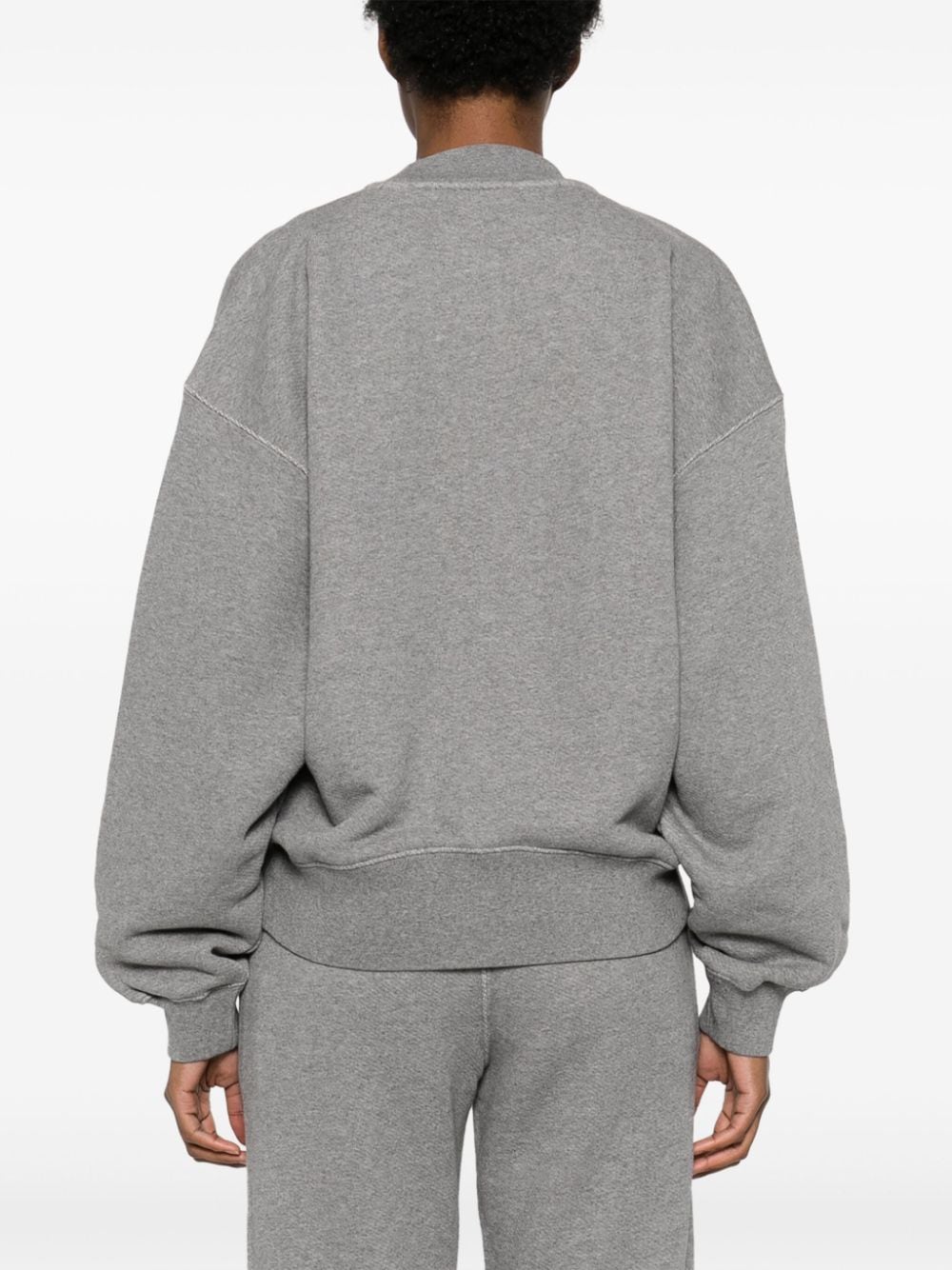 Off-White logo-embroidered cotton sweatshirt - Image 4