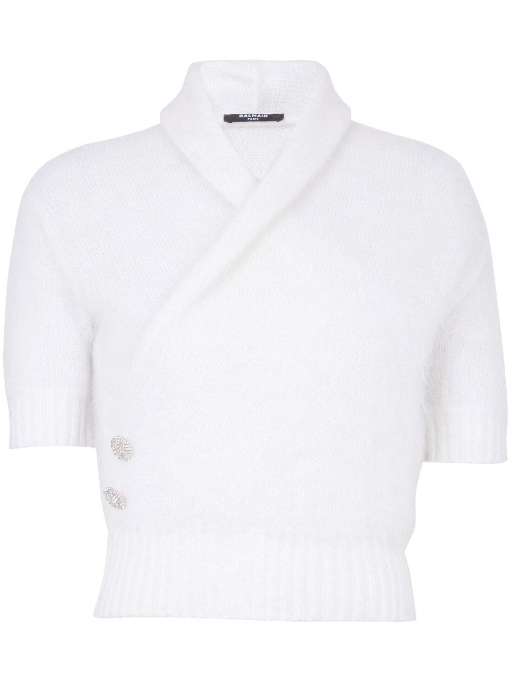 Balmain wrap mohair Sweatshirts