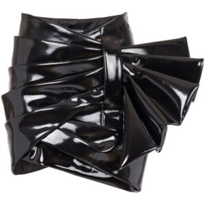 Balmain  draped high-waisted mini skirt