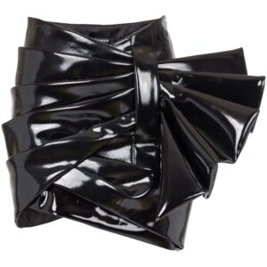 Balmain  draped high-waisted mini skirt