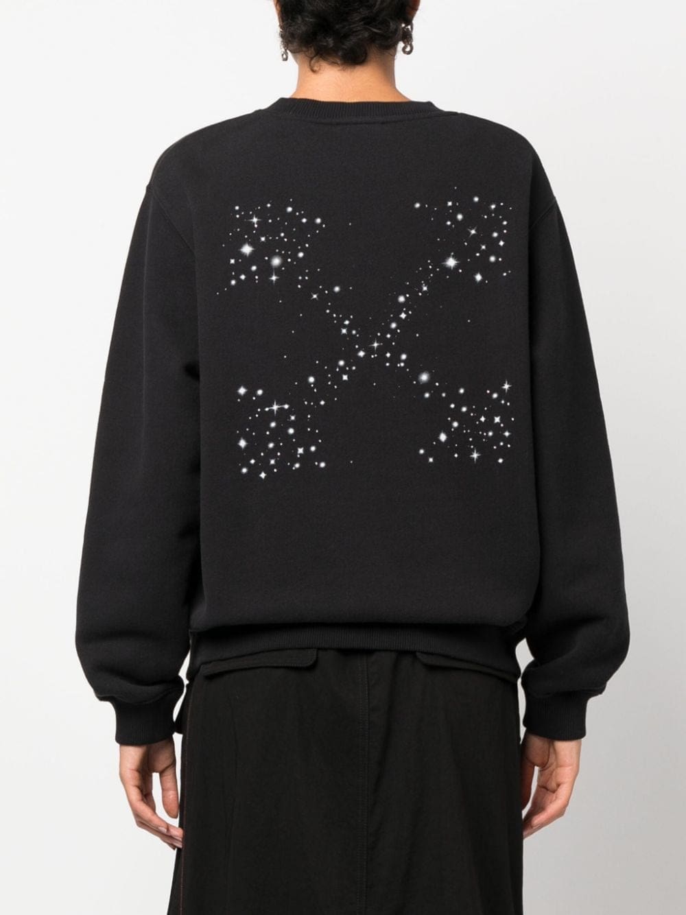 Off-White Bling Stars Arrow cotton sweatshirt - Image 4
