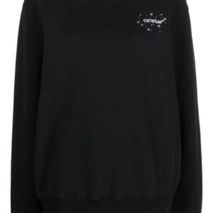 Off-White Bling Stars Arrow cotton sweatshirt