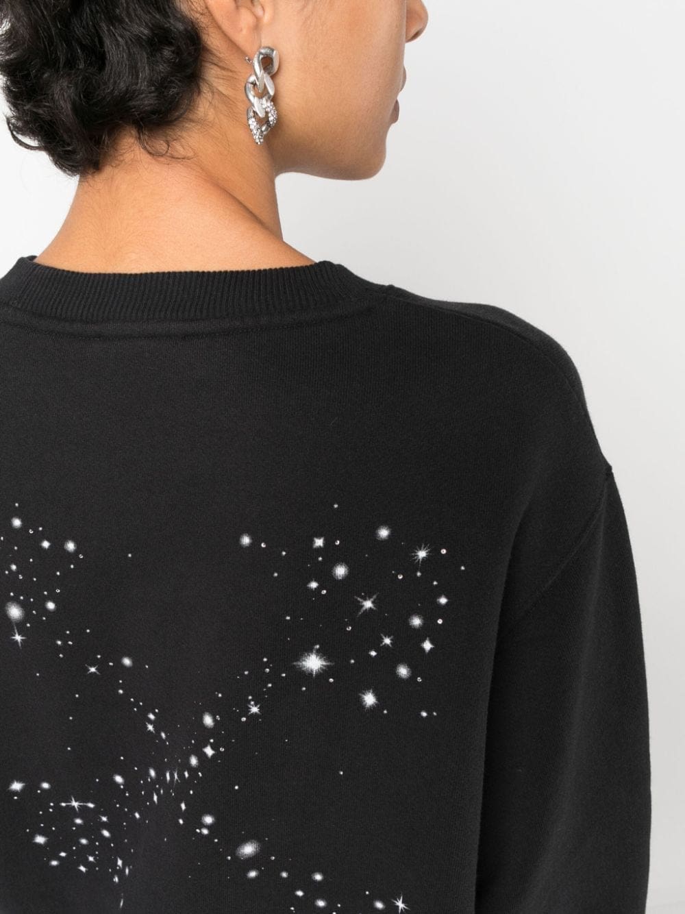 Off-White Bling Stars Arrow cotton sweatshirt - Image 5