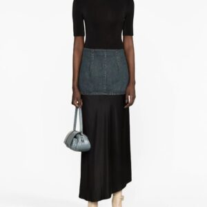 Off-White  high-neck logo-print top