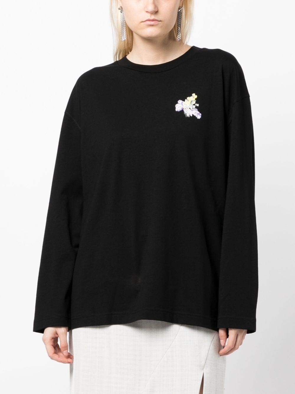 Off-White Flower Arrow cotton sweatshirt - Image 3