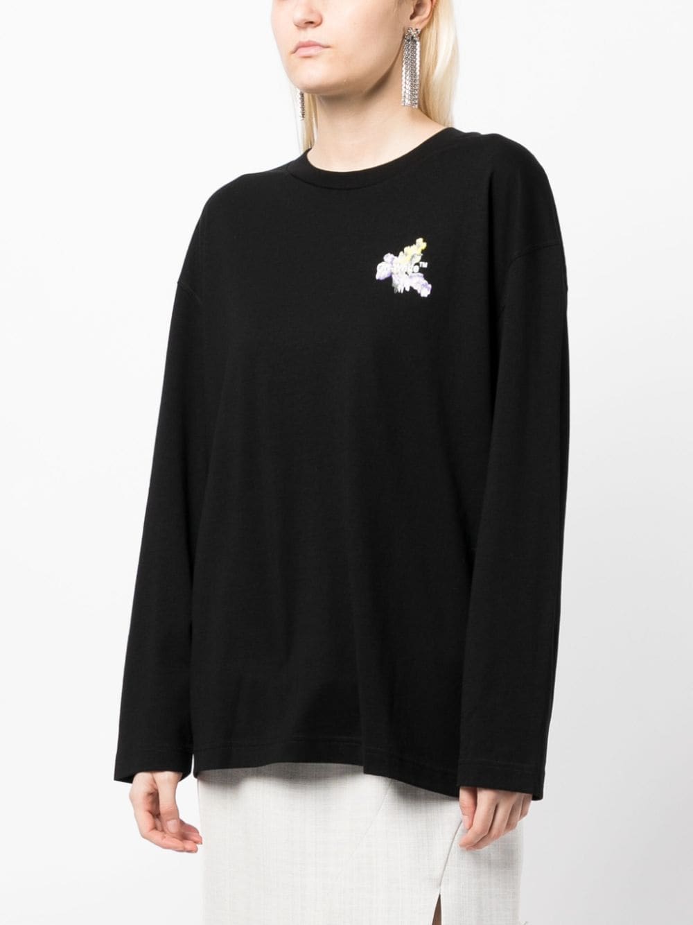 Off-White Flower Arrow cotton sweatshirt - Image 4