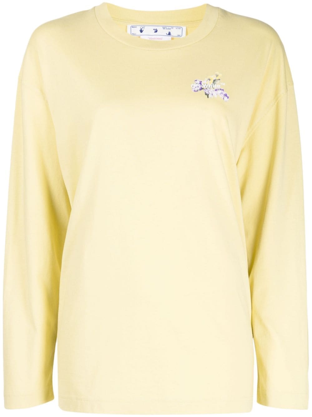 Off-White Flower Arrow organic-cotton sweatshirt