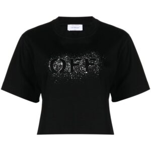 Off-White logo-print cotton T-shirt