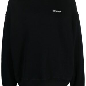 Off-White abstract-print cotton sweatshirt