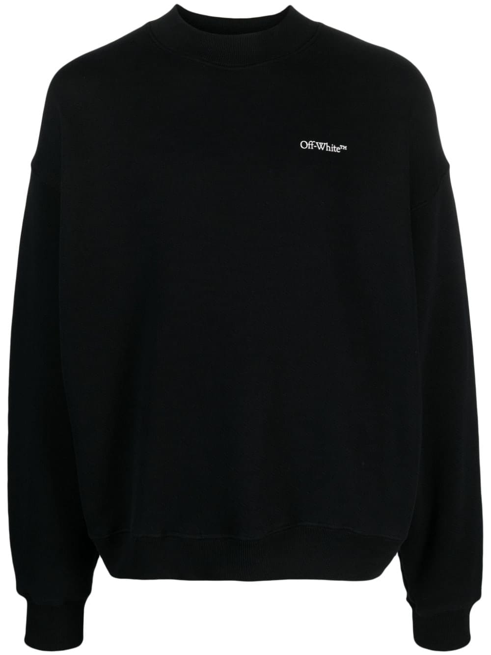 Off-White abstract-print cotton sweatshirt