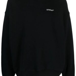 Off-White  abstract-print cotton sweatshirt