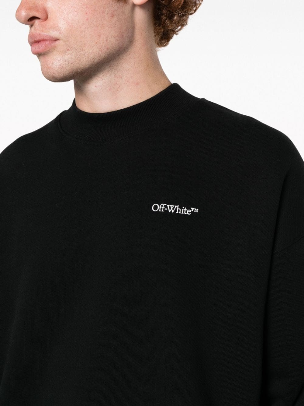 Off-White abstract-print cotton sweatshirt - Image 5