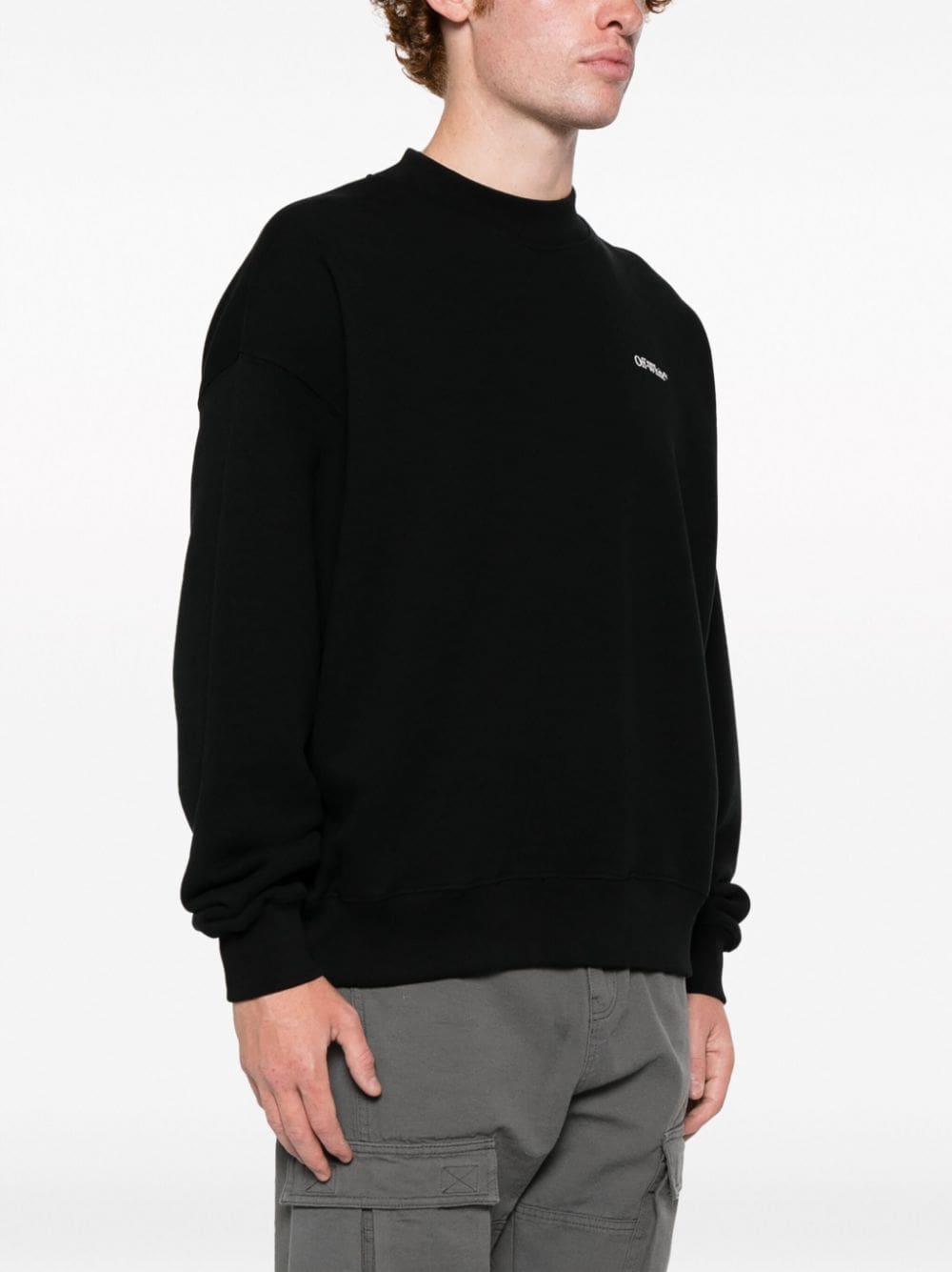 Off-White abstract-print cotton sweatshirt - Image 4