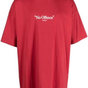 Off-White  slogan-print cotton T-shirt