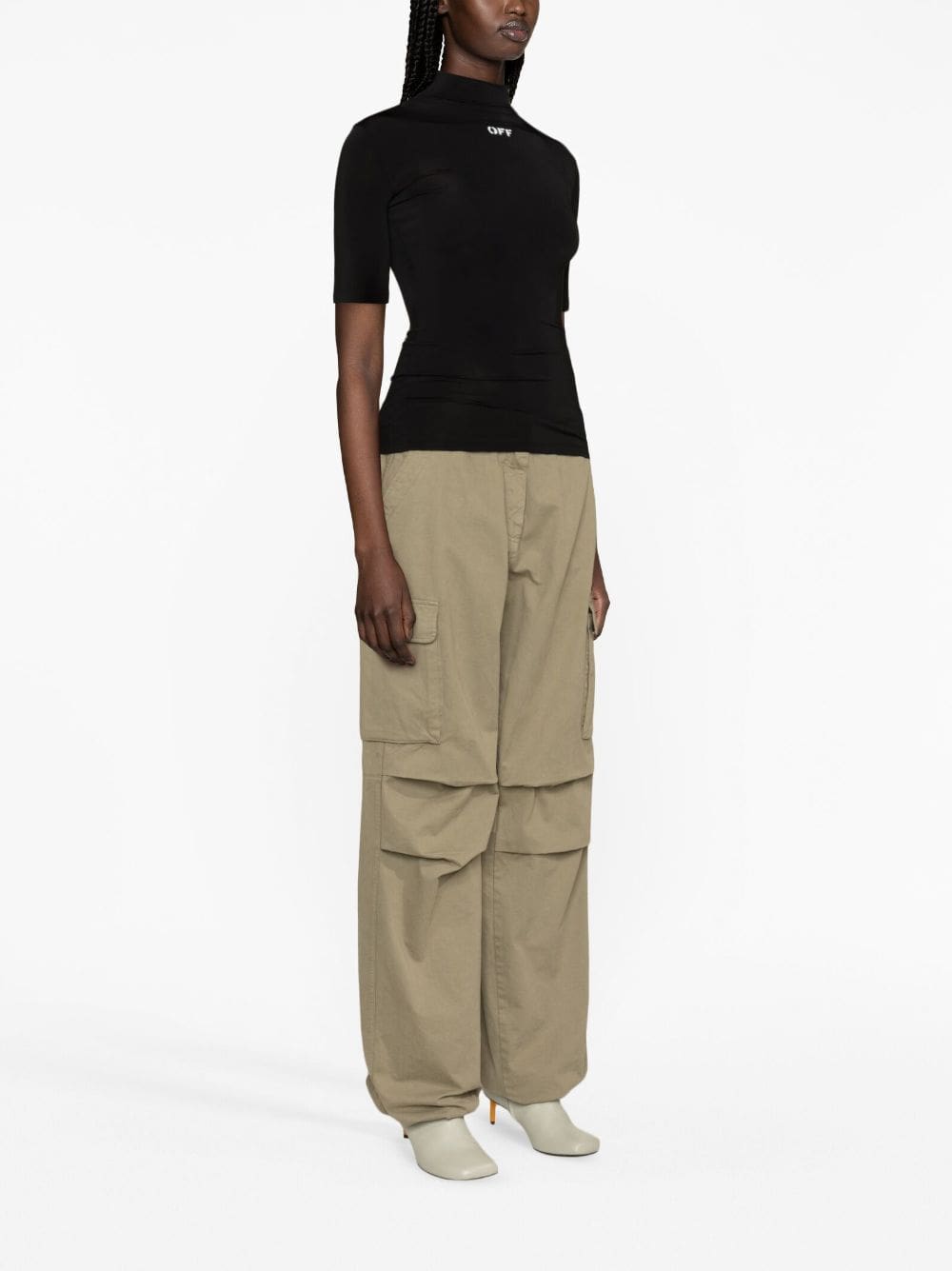 Off-White logo-print jersey T-shirt - Image 3