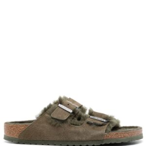 Birkenstock Arizona buckle-fastening suede sandals