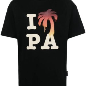 Palm Angels logo-print cotton T-shirt