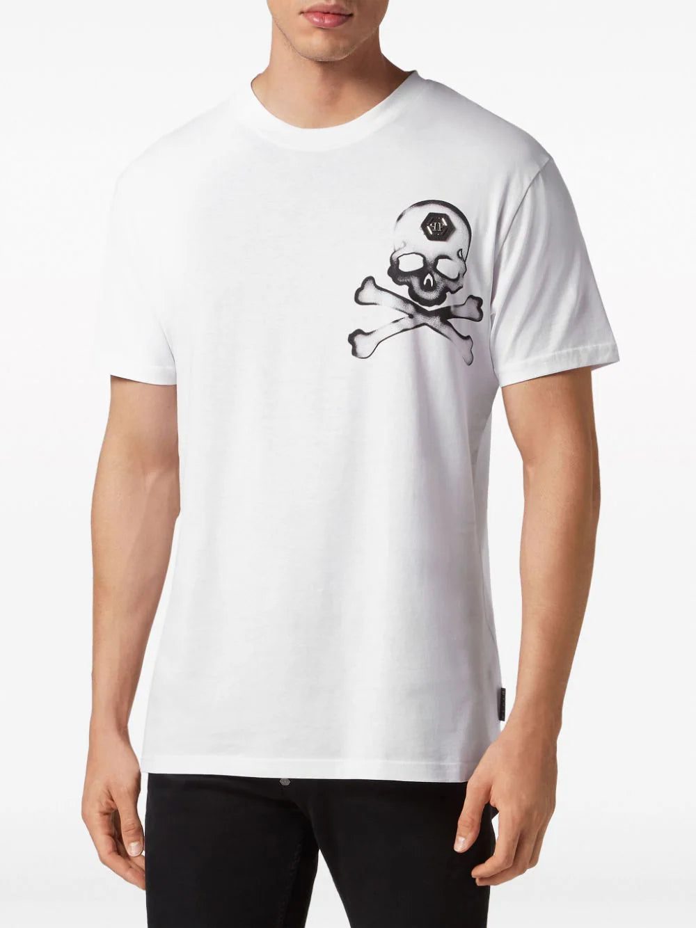 Philipp Plein Gothic skull-print cotton T-shirt - Image 3