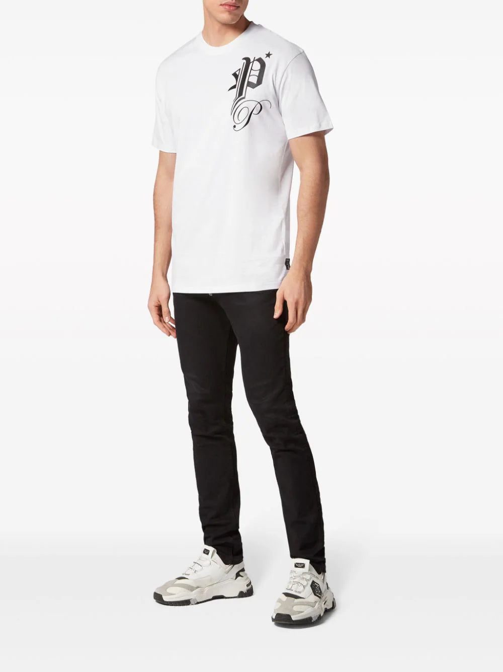 Philipp Plein Gothic logo-print T-shirt - Image 2