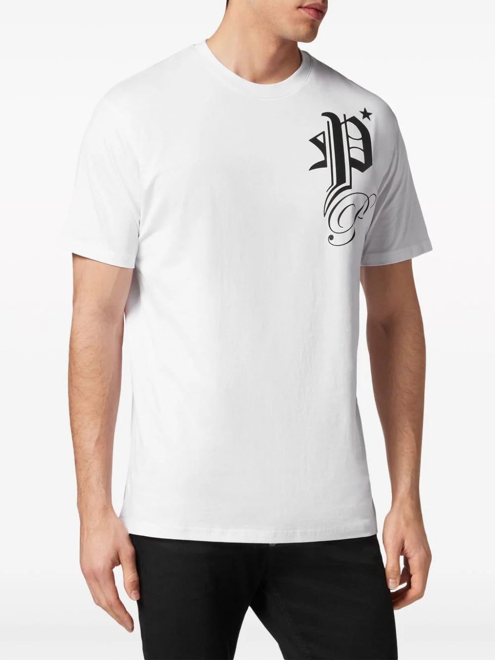 Philipp Plein Gothic logo-print T-shirt - Image 3