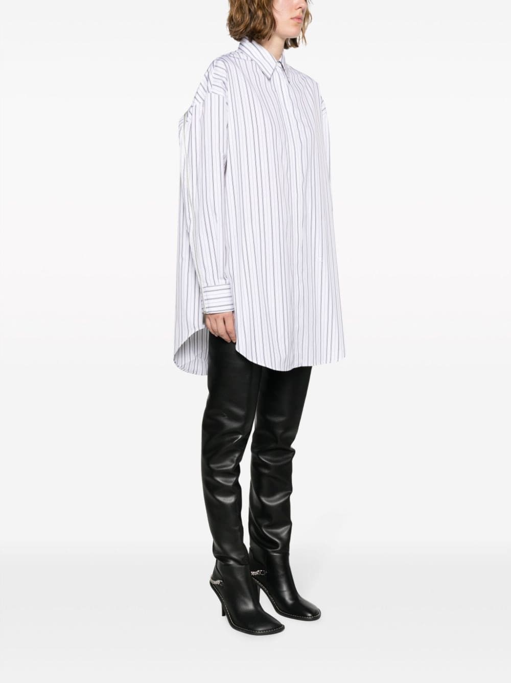 Off-White striped cotton shirt - Image 3