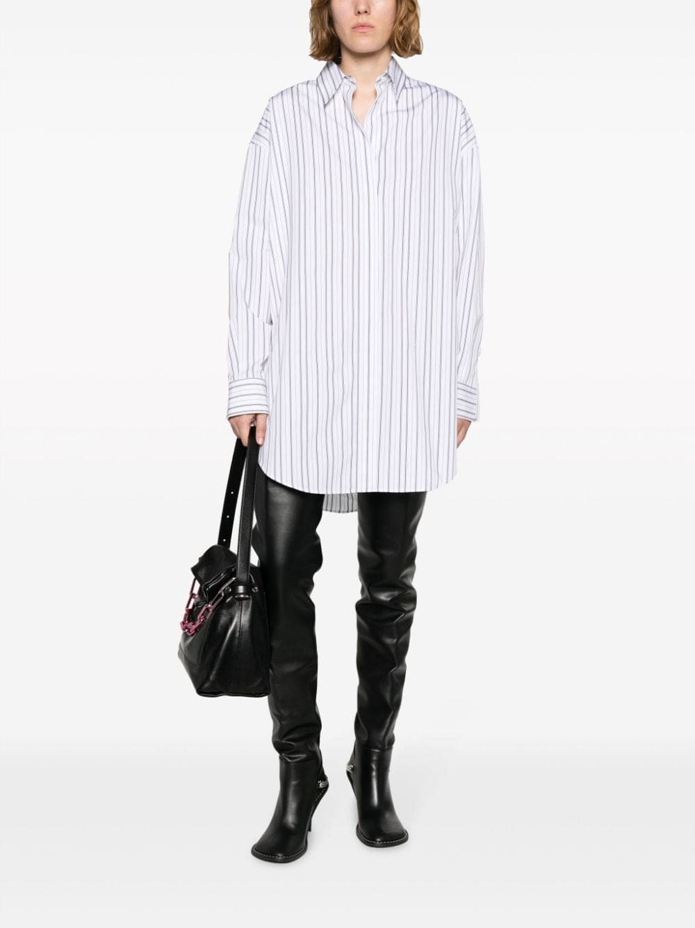 Off-White striped cotton shirt - Image 2