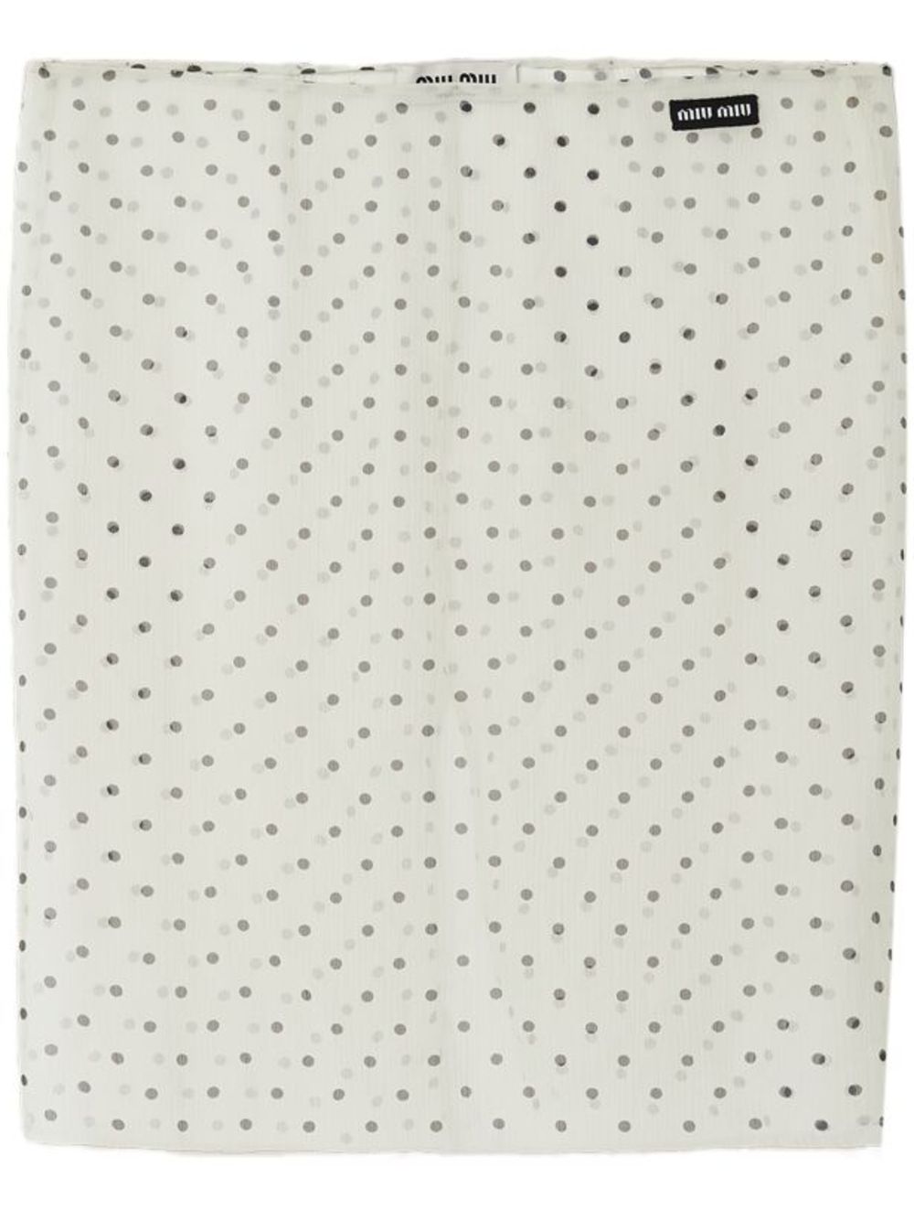 Miu Miu polka-dot midi skirt