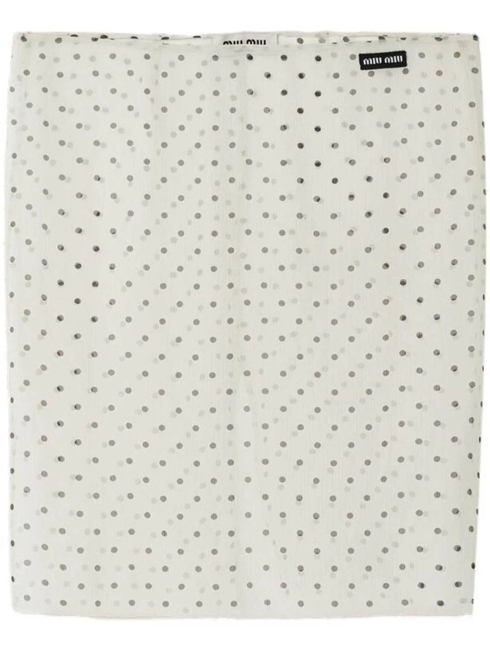 Miu Miu polka-dot midi skirt