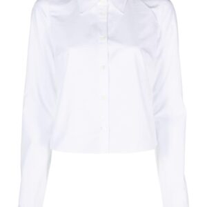 Off-White pointed-collar button-up shirt