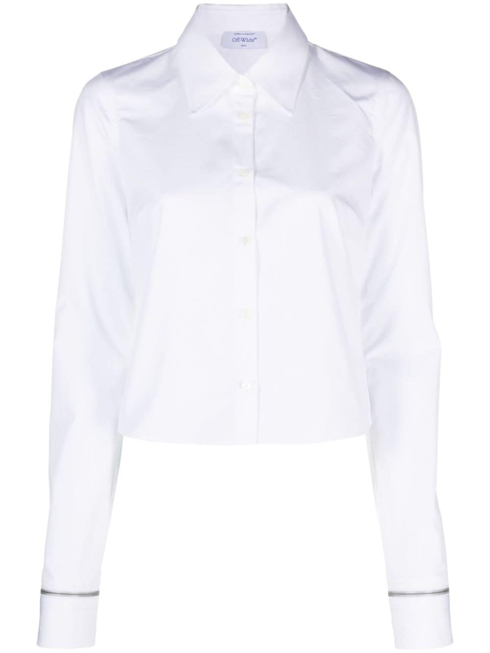 Off-White pointed-collar button-up shirt