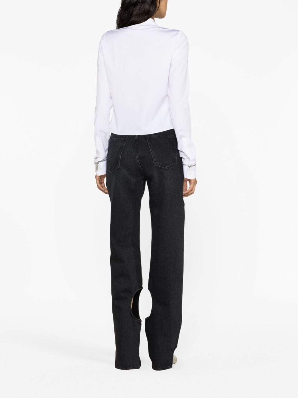 Off-White pointed-collar button-up shirt - Image 4