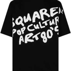 DSQUARED2 slogan-print cotton T-shirt