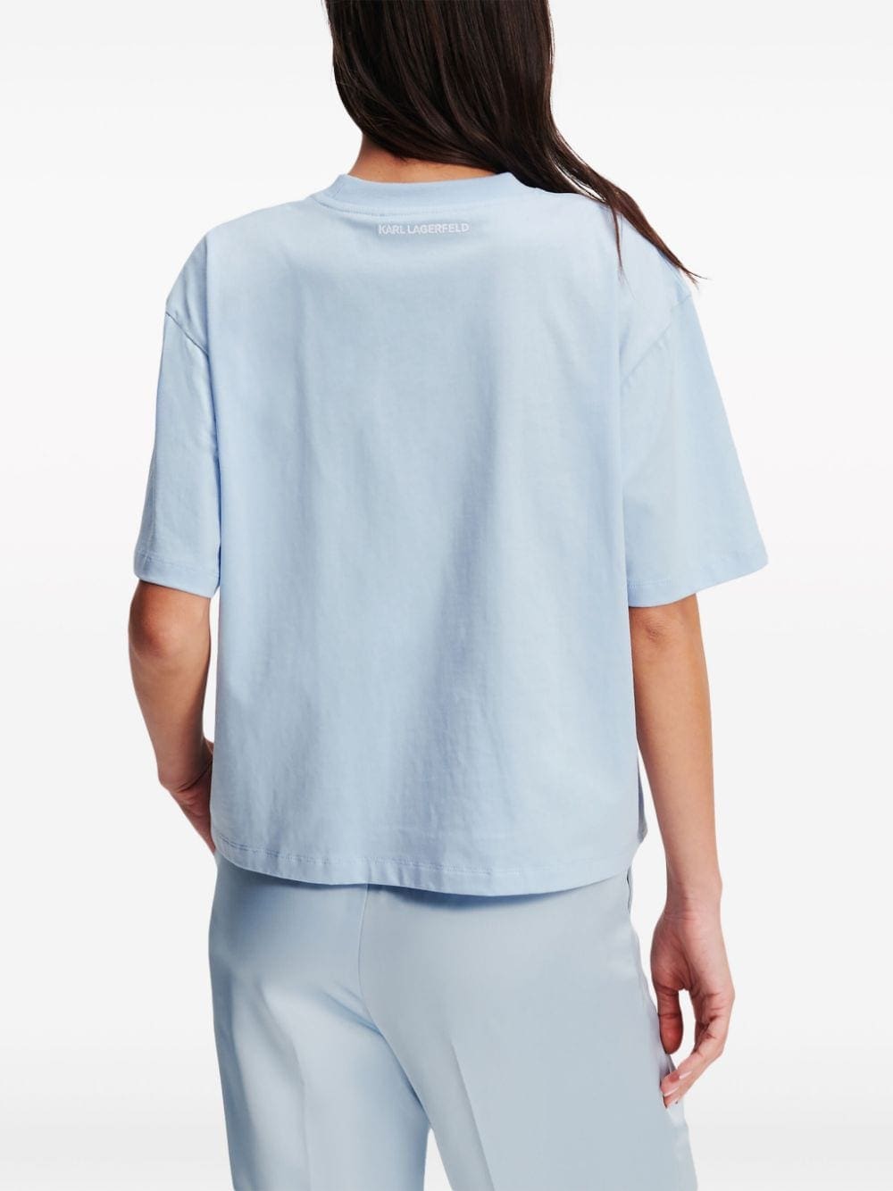 Karl Lagerfeld Signature organic-cotton T-shirt - Image 4