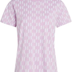 Karl Lagerfeld  monogram-print organic-cotton T-shirt