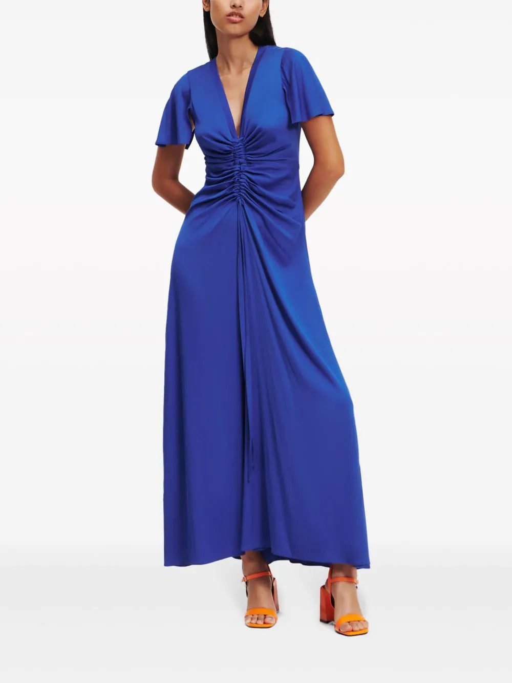 Karl Lagerfeld ruched maxi dress - Image 3